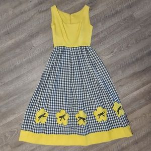 Vintage 1950's Swing Dress